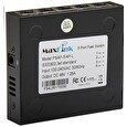 MaxLink PSAF-5-4P-L PoE mini switch, 5x LAN/4x PoE, 802.3af/at, 60W, 10/100Mbps