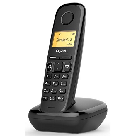 Bezdrátový telefon Gigaset A270 DECT/GAP, barva černá