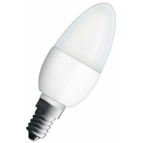 Osram LED žárovka E14 5,7W 2700K 470lm Value B40-svíčka matná