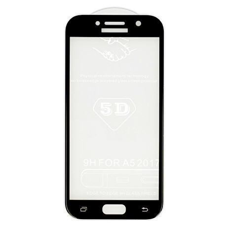 5D tvrzené sklo Samsung Galaxy A5 2017 (A520) Black (FULL GLUE)