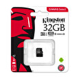32GB microSDHC Kingston CL10 UHS-I 80R bez adap.