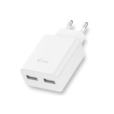 iTec USB Power Charger 2 Port 2.4A - USB nabíječka - bílá