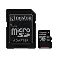Karta paměťová Kingston Micro SDXC 64GB Class 10 + adaptér