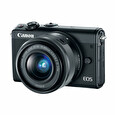 Canon EOS M100 černé + M15-45 S + M55-200S