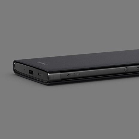 SCSH50 Sony Style Cover Flip pro Xperia XZ2 Compact Grey