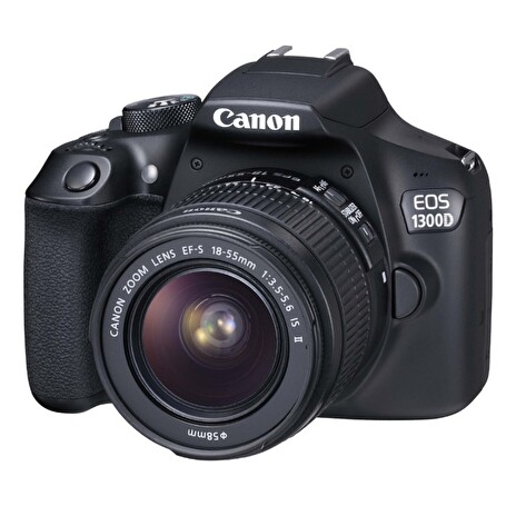 Canon EOS 1300D/ 18 MPix/ 3" LCD/ Zrcadlovka/ Full HD video + 18-55 IS II