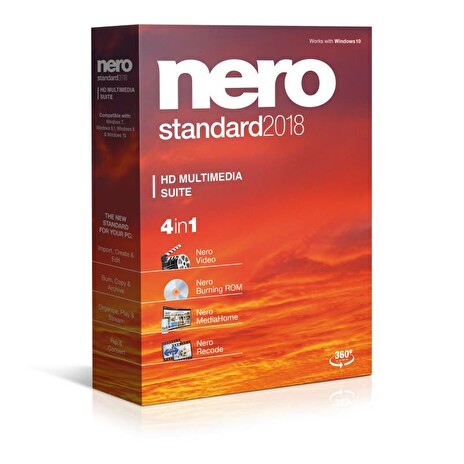 Nero Standard 2018 - CZ - elektronický klíč