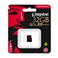 Kingston paměťová karta 32GB Canvas React micro SDHC UHS-I V30 (čtení/zápis: 100/70MB/s)