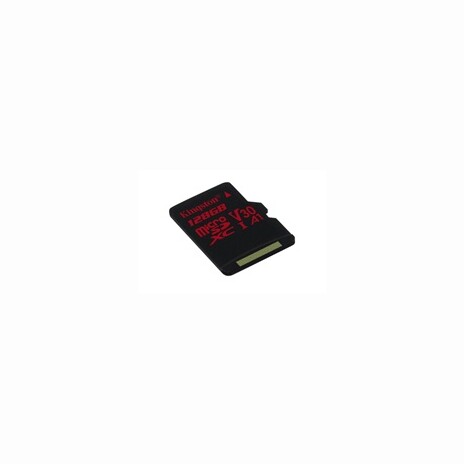 Kingston paměťová karta 128GB Canvas React micro SDXC UHS-I V30 (čtení/zápis: 100/80MB/s)
