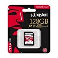 Kingston paměťová karta 128GB Canvas React SDXC UHS-I V30 (čtení/zápis: 100/80MB/s)