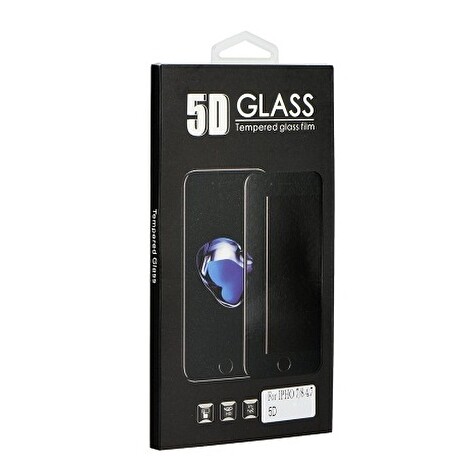 5D tvrzené sklo Apple iPhone 7/8 Super Clear (FULL GLUE)