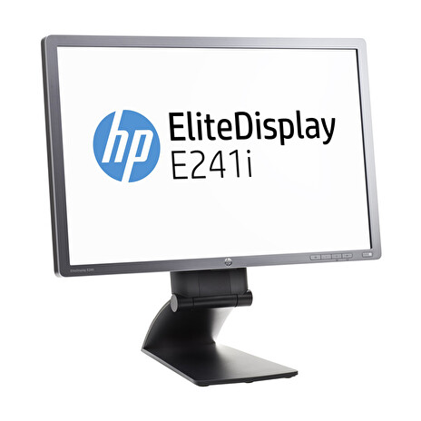 LCD HP 24" E241i; black/gray, A