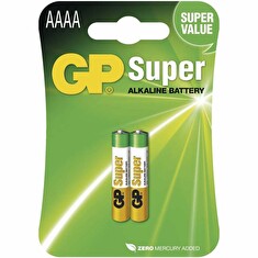 GP alkalická baterie 1,5V 25A (AAAA) 2ks blistr