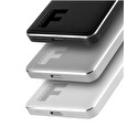 AXAGON EE25-F6S, USB3.0 - SATA 6G 2.5" FULLMETAL externí box, stříbrný