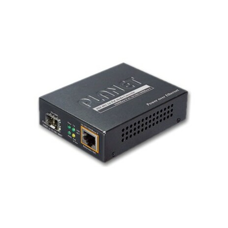 GTP-805A konvertor 10/100/1000Base-T / miniGBIC SFP, PoE injektor IEEE 802.3at