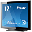 17" iiyama T1732MSC-B5AG - TN,SXGA,5ms,250cd/m2, 1000:1,5:4,VGA,HDMI,DP,USB,repro.
