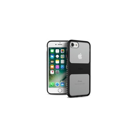 Puro magnetický zadní kryt Impact Pro "Magnet Shield" pro Apple iPhone 6, 6s, 7, 7s, černá