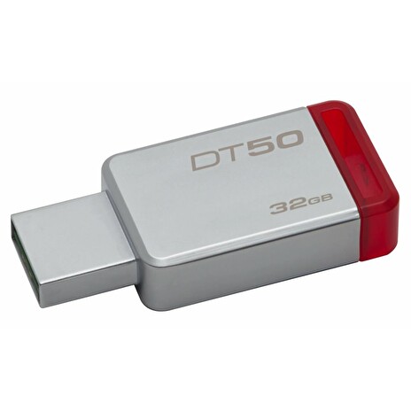 KINGSTON DT50 32GB / USB 3.0 / kovová / červená