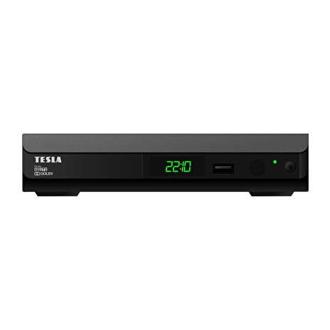 TESLA DVB-T/T2 set-top-box Duplex T2/ Full HD/ 2x DVB-T2 tuner/ H.265/HEVC/ CRA ověřeno/ PVR/ EPG/ USB/ HDMI/ LAN/ SCART