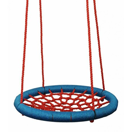 Houpačka Woody Houpací kruh (průměr 100cm) - červeno-modrý