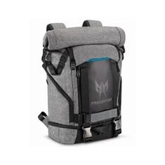 ACER PREDATOR GAMING ROLLTOP BACKPACK 15,6" GRAY BLACK with Blue Accent (RETAIL PACK)