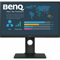 BENQ 24" LED BL2480T/ 1920x1080/ IPS panel/ 12M:1/ 5ms/ DP/ HDMI/ Pivot/ repro/ černý