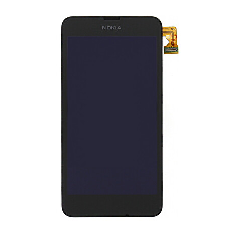 Nokia Lumia 630 Black LCD Display + Přední Kryt vč. Dotyku