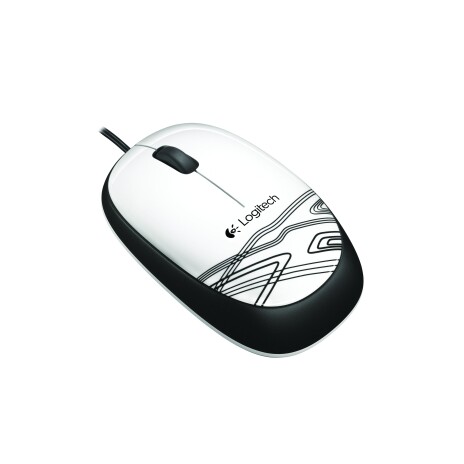 Logitech myš M105 Notebook Mouse, optická, USB, white
