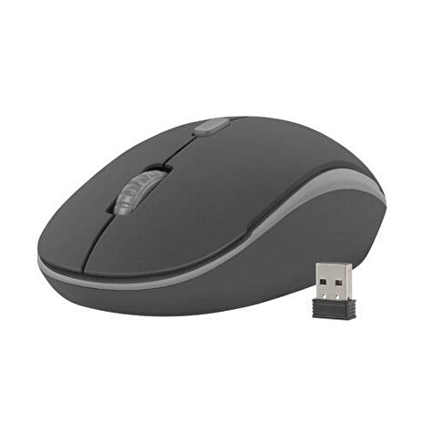 Natec Wireless Optical mouse MARTIN 1600 DPI, Black/Grey