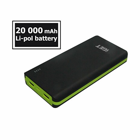 IGET B-20000P Powerbanka 20 000 mAh, 2x USB, Li-pol
