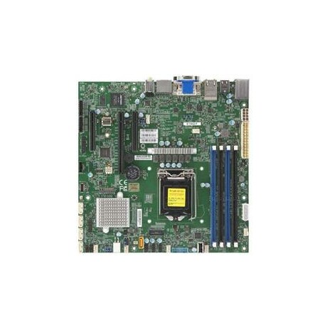 SUPERMICRO MB 1xLGA1151 (Xeon E3-21xx,i3), C246,4xDDR4,5xSATA3,M.2,3xPCIe3.0 (x16/2 x4),2xDP,DVI,VGA,Audio,2x LAN,IPMI