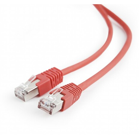 GEMBIRD Eth Patch kabel cat5e FTP, 1m, červený