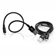 Verbatim Micro B USB Cable Sync & Charge 100cm (Black) + Verbatim Micro B USB Cable Sync & Charge 30cm (Black)