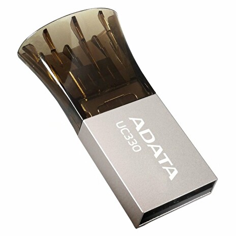 ADATA DashDrive Durable UC330 16GB / 2v1 - microUSB a USB 2.0 / OTG / černá