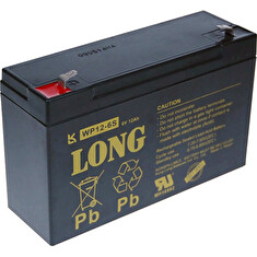 Baterie Long 6V 12Ah olověný akumulátor F1