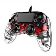 NACON Revolution Pro Controller - ovladač pro PlayStation 4 - průhledný červený