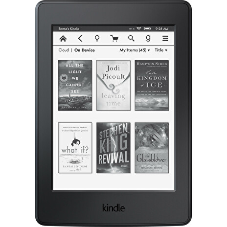 Amazon Kindle Paperwhite 3 2015, bez reklam, černá