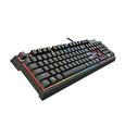 Hybridní mechanická klávesnice Genesis Thor 200 RGB, CZ/SK layout, 6-zónové podsvícení RGB, HUB