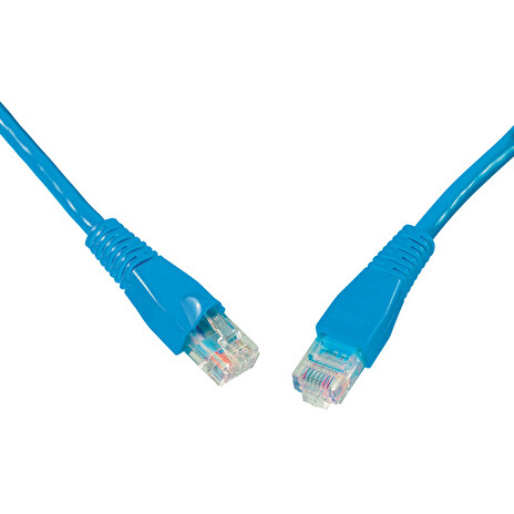 SOLARIX patch kabel CAT5E UTP PVC 20m modrý snag-proof