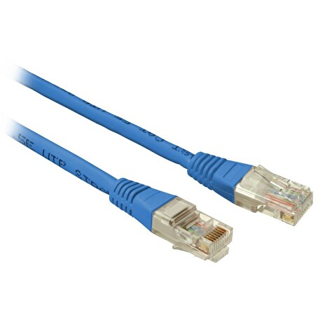 SOLARIX patch kabel CAT5E UTP PVC 3m modrý non-snag proof